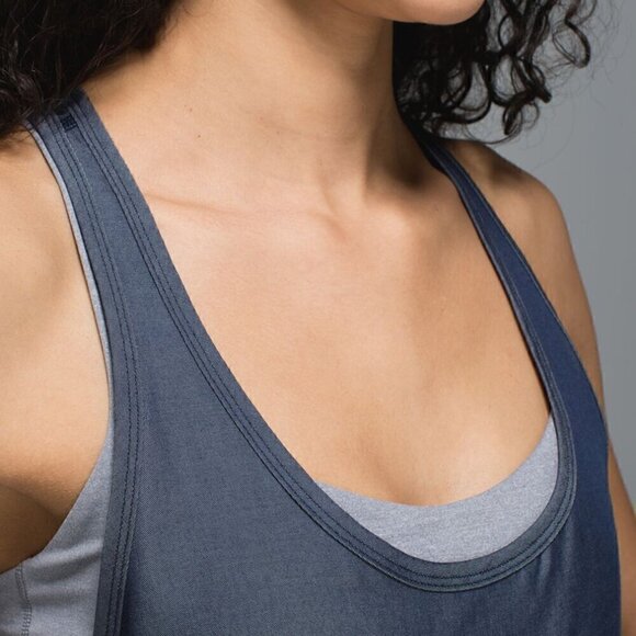 Excellent Condition | Lululemon Principle Tank | Deep Navy | Lightweight Racerba - Picture 6 of 8